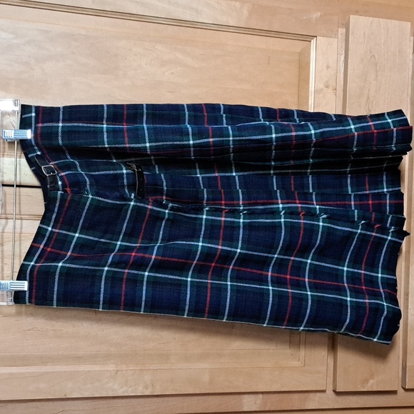 JEDBURGH KILTMAKERS SIZE 18 PLAID KILT - Picture 3 of 12